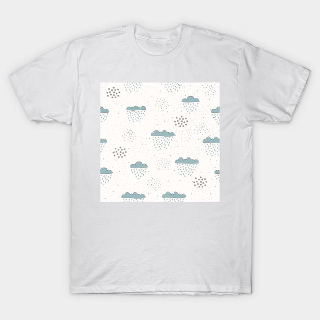 Cloud Pattern T-Shirt by Countryside